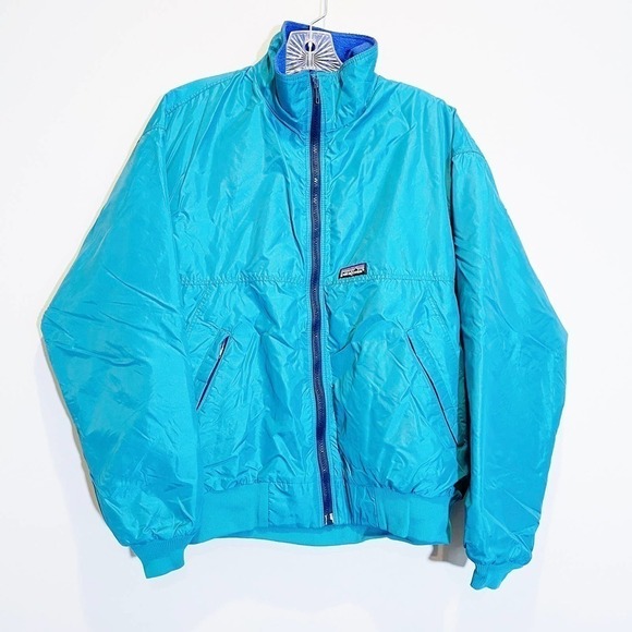 Patagonia VTG Fleece Lined Jacket 42101 Teal SZ Small - Picture 9 of 11
